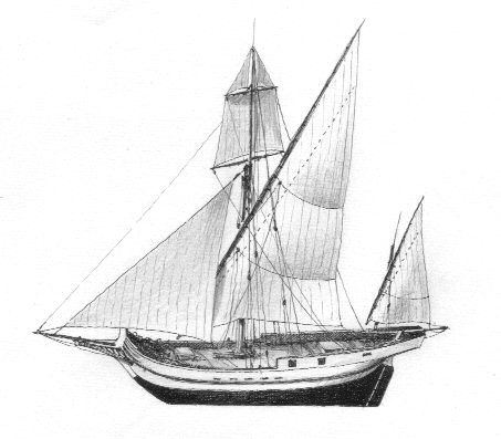 F - Tartana francese- da modellino del Museo della Marina Parigi